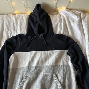 striped H&M hoodie